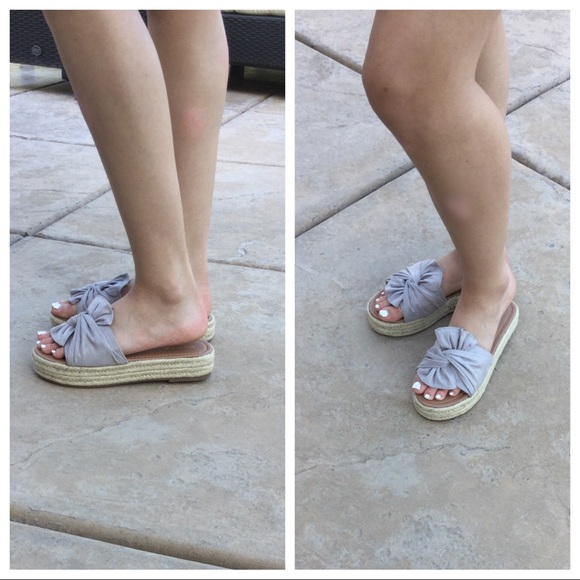 SUMMER CLEARANCE-FIRM‼️Espadrille Slip On’s-Gray - Picture 4 of 5